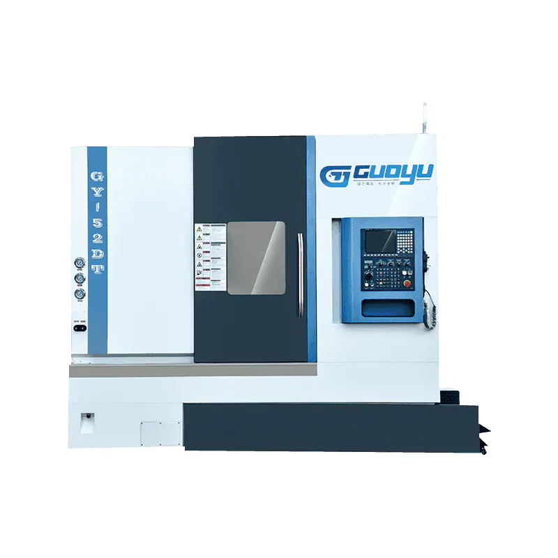 Nivelten kalteva kiskon virtuaalinen y -moottorikorret -takaosan yhdistelmä CNC -sorvi